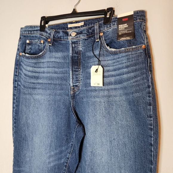 NWT Levi's Ribcage Straight Ankle Jeans Buttom Fly Women's Plus Size 18W. - Picture 13 of 16
